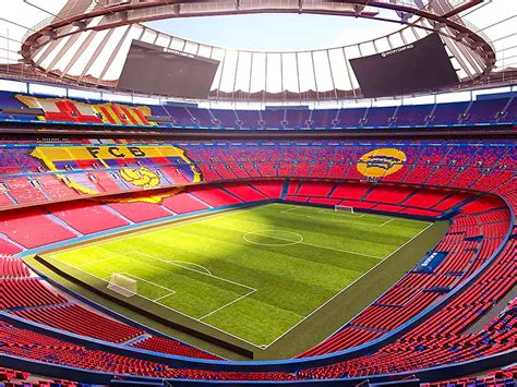 FC Barcelona szurkolók a Camp Nouban