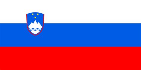 Szlovénia zászlaja és magyar zászló