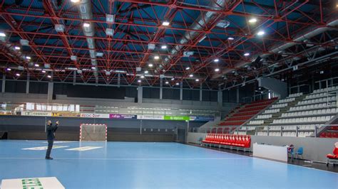 Hódos Imre Sport- és Rendezvénycsarnok belső tér mérkőzés alatt