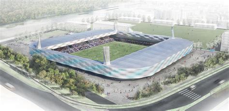 látványterv az MTK Sportparkról