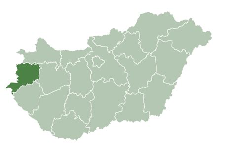 Vas vármegye térkép
