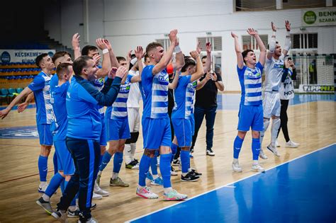 Aramis Futsal U20-as csapat bajnoki ünneplés