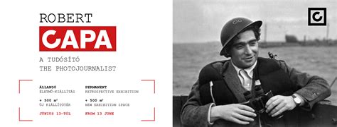 Robert Capa kiállítás plakátja a Nemzeti Múzeumban