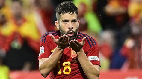 Jordi Alba a spanyol válogatott mezében