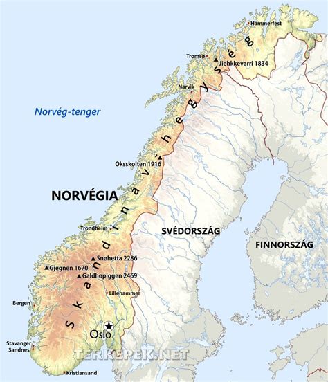 Norvégia labdarúgó térkép
