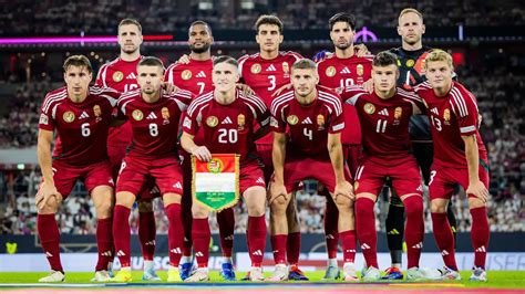 A magyar válogatott 4-2-4-es felállása