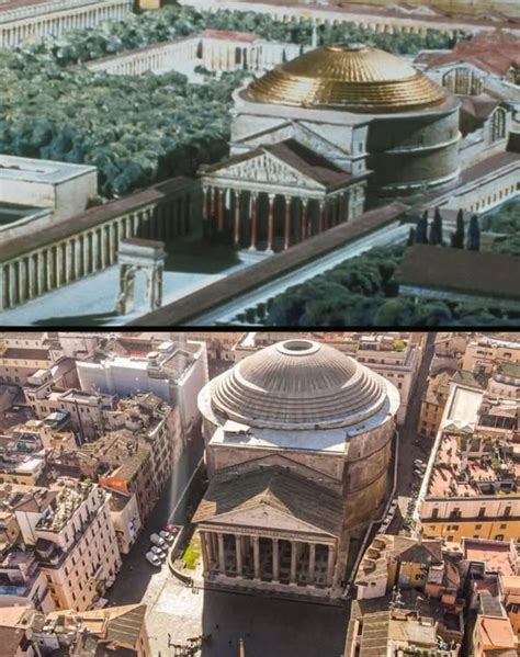 A római Pantheon építészeti látványterve és szerkezete