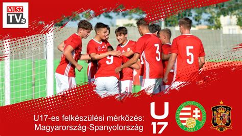 U17-es mérkőzés pillanatképe