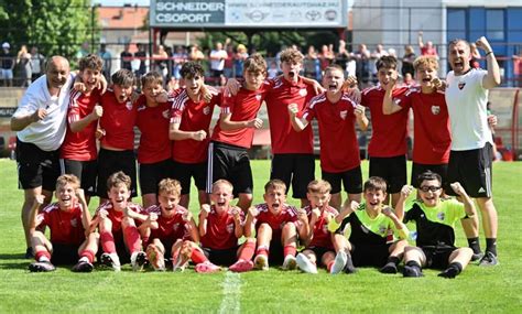 U14-es csapat a mérkőzés előtt