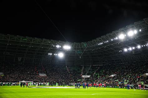 A Groupama Aréna belső tere mérkőzés közben
