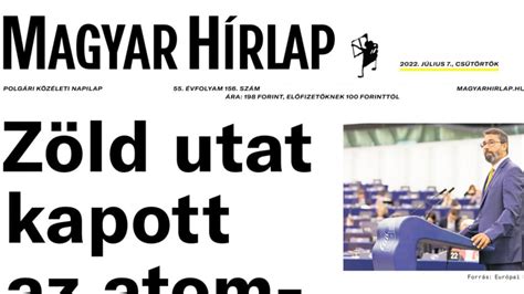 Magyar Hírlap lapszáma a rendszerváltás idejéből