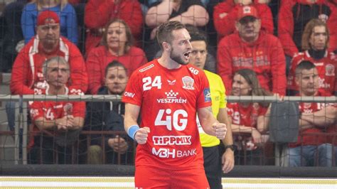Veszprém kézilabdázók ünneplése