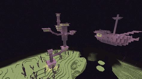 Elytra End City hajóban