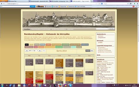 Rendezvénynaptár ikon