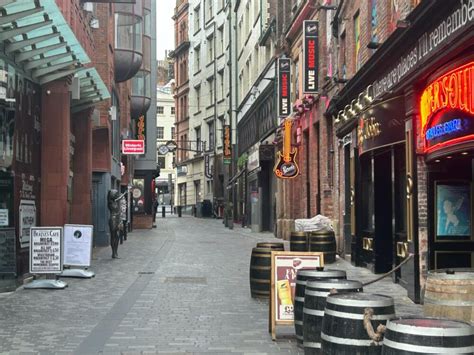 A Mathew Street Liverpoolban éjszaka
