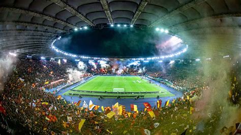 AS Roma stadionja, az Olimpico éjszaka