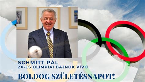 Schmitt Pál, a párbajtőrvívó olimpiai bajnok
