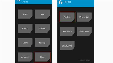 Fastboot és Recovery Mode képernyő