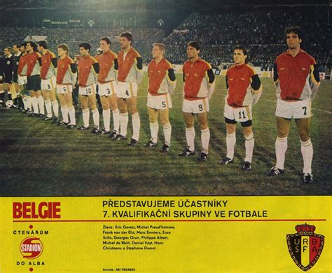 Belgium 1986-os válogatottja