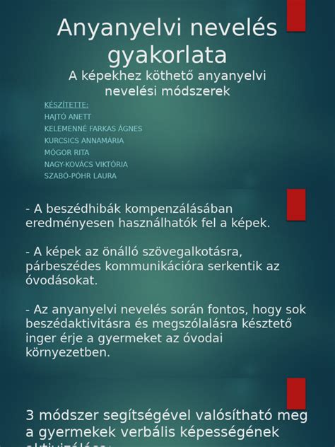 A játékos nevelési módszerek összefoglaló infografika