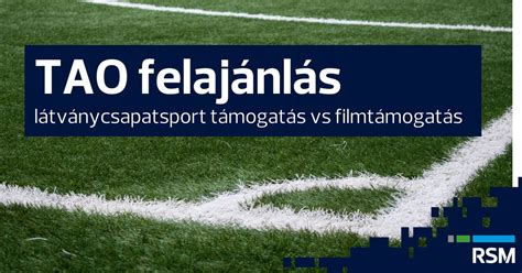 TAO támogatás vs. szponzoráció összehasonlítás