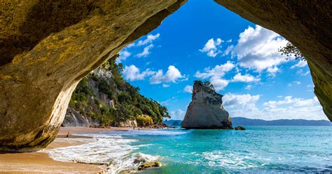 Cathedral Cove, Új-Zéland