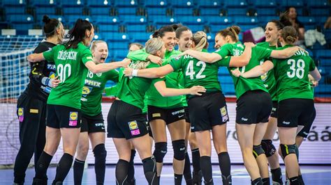 A Fradi és Metz női kézilabdacsapatok összecsapása