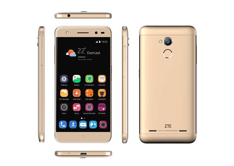 ZTE Blade V7 Lite design és ujjlenyomat-érzékelő
