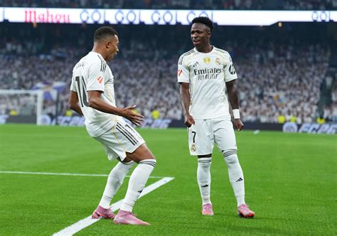 A Real Madrid sztárjai, Kylian Mbappé és Vinicius Jr.