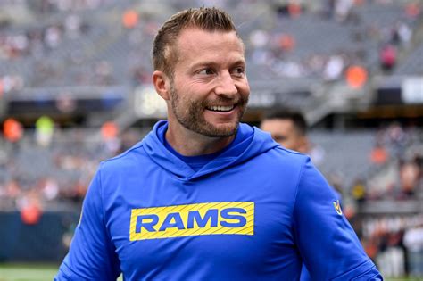 Sean McVay edző a Los Angeles Rams oldalán