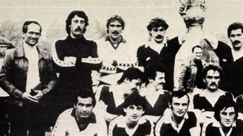 A DVTK kupagyőztes csapata 1977-ben