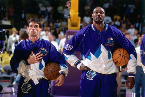 John Stockton Karl Malone zárását használja az NBA-ben