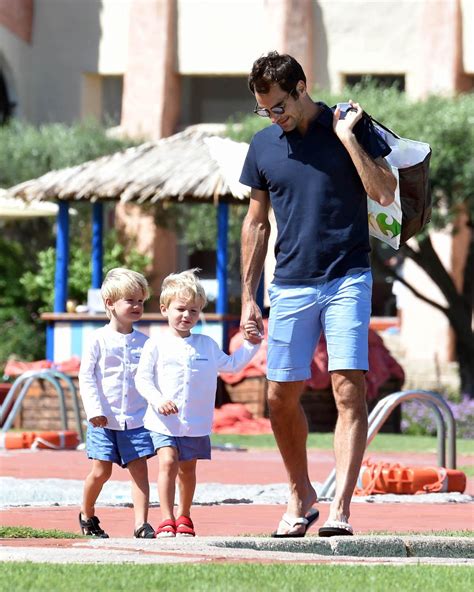 Roger Federer családjával