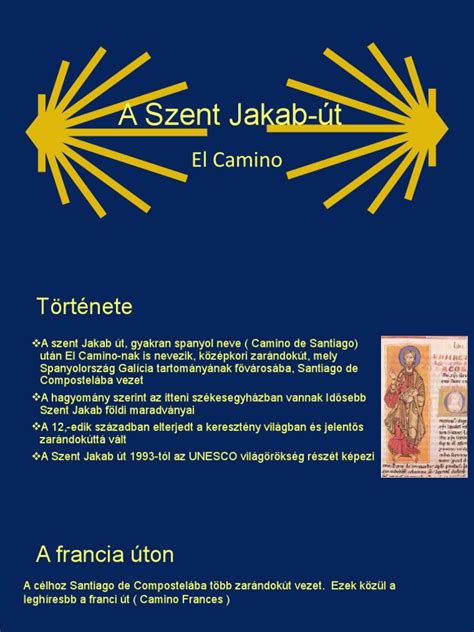 Szent Jakab út felirat a forrásnál