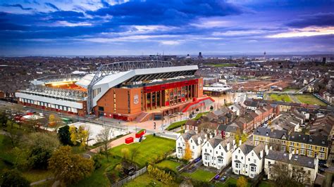 Anfield stadion a meccs napján