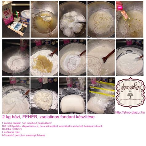 Házi fondant készítése