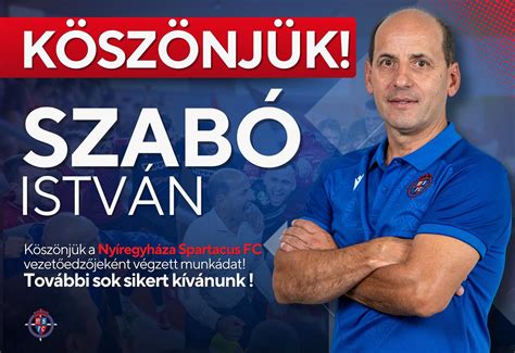Szabó István, a Nyíregyháza Spartacus FC vezetőedzője egy mérkőzésen