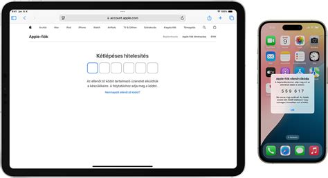 Kétlépéses hitelesítés az Apple fiókhoz
