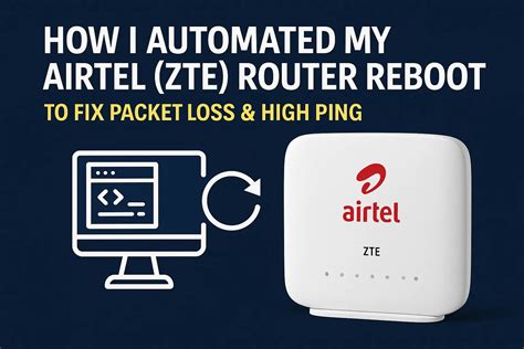 ZTE router ping teszt eredménye