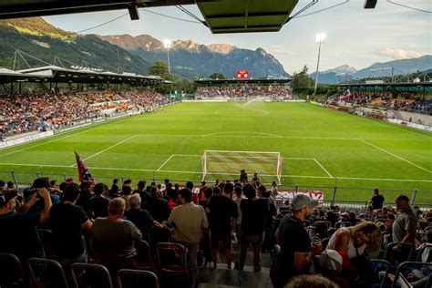 Rheinpark Stadion, Vaduz a mérkőzés idején