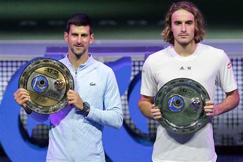 Novak Djokovic és Stefanos Tsitsipas párosban