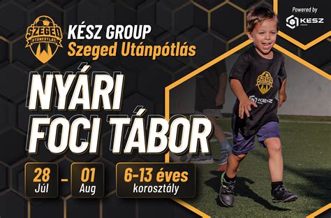 Gyermekek okleveleket kapnak a foci tábor végén