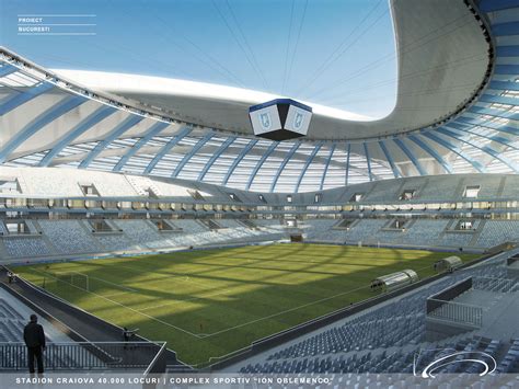 Modern Universitatea Craiova stadion látványterve, Craiova