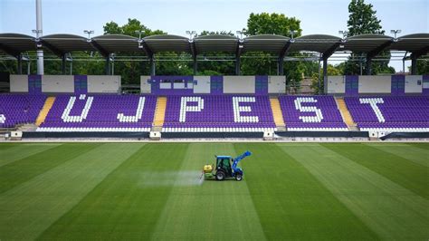 Látványterv az Újpest új stadionjáról a Tungsram-telepen