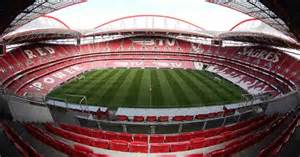 Benfica stadionjának, az Estádio da Luz-nak látképe