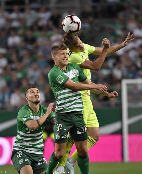Ferencváros és Dinamo Zagreb futballmeccs pillanatképe