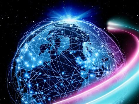 A globális telekommunikációs hálózatok és a kiberbiztonság vázlatos megjelenítése
