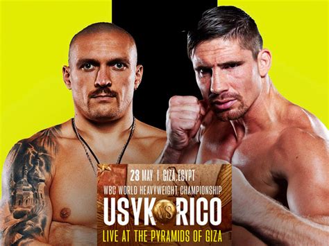 Oleksandr Usyk és Rico Verhoeven a ringben