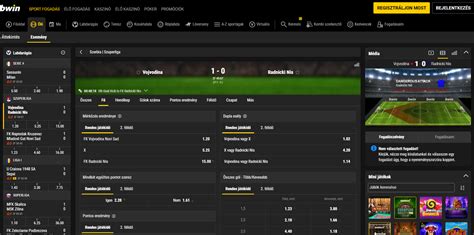 bwin sportágak és fogadási piacok áttekintése