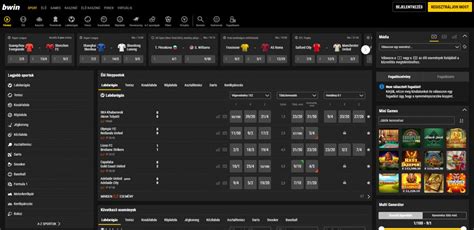 bwin kaszinó és póker felület